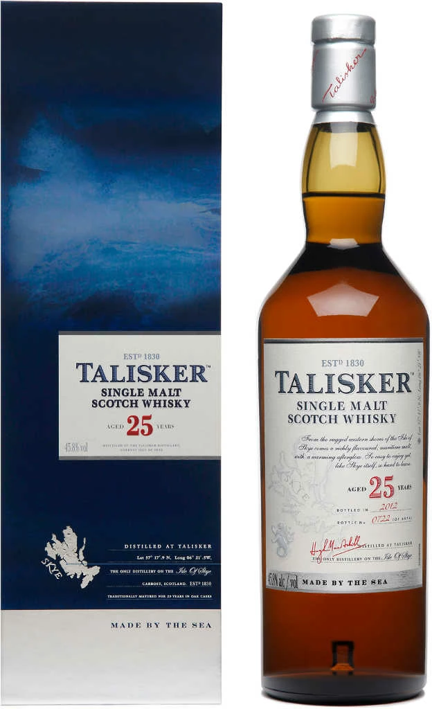 Talisker Whisky 25 Jahre 0,7 Liter 3 Talisker Whisky 25 Jahre 0,7 Liter