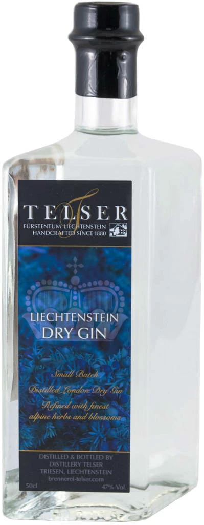 Telser Liechtenstein Dry Gin 0,5 Liter 3 Telser Liechtenstein Dry Gin 0,5 Liter
