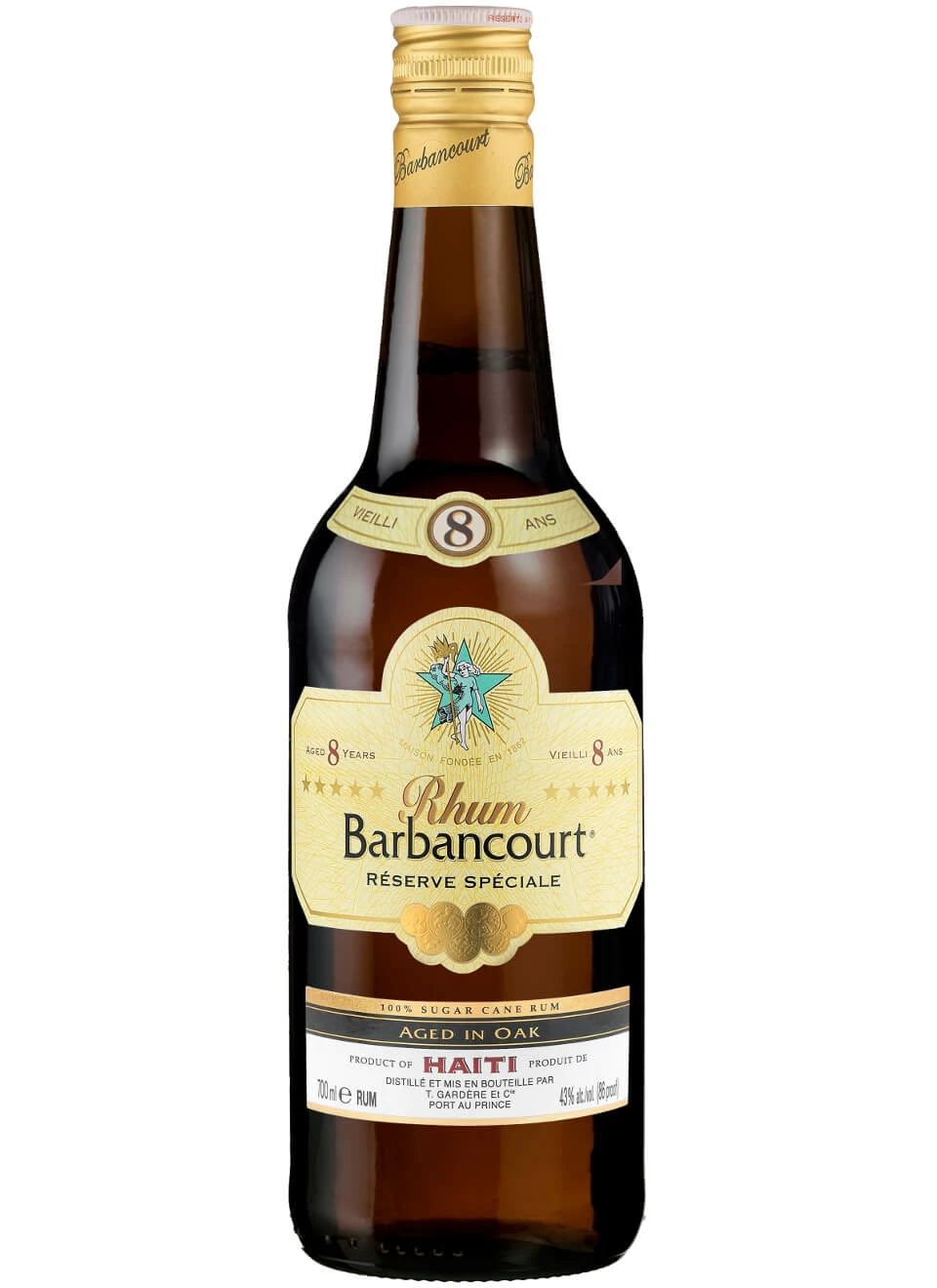 Barbancourt 8 Yrs. (Five Stars) 0,7 Liter 3 Barbancourt 8 Yrs. (Five Stars) 0,7 Liter