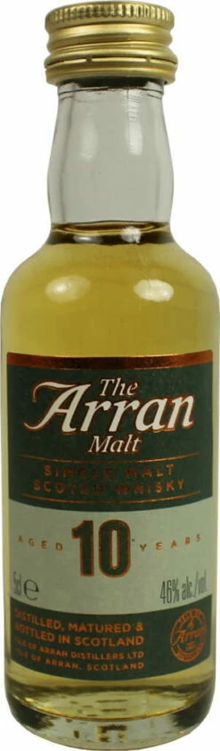 The Arran Whisky 10 Jahre Mini 0,05 Liter
