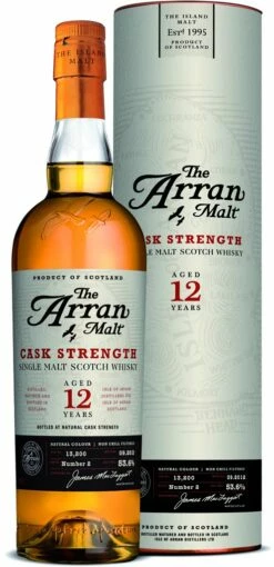 The Arran Whisky Cask Strength 12 Jahre 0,7 Liter