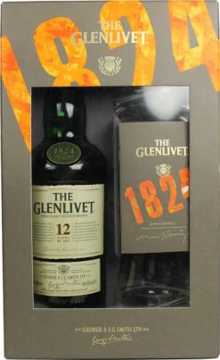 The Glenlivet Whisky 12 Jahre 0,7 Liter Mit 2 Gläsern