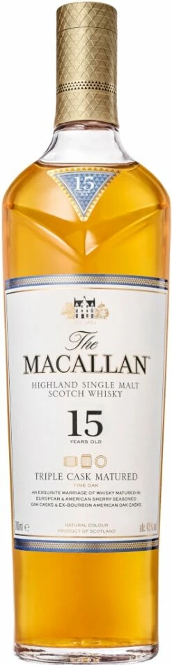 The Macallan Whisky Triple Cask 15 Jahre 0,7 Liter
