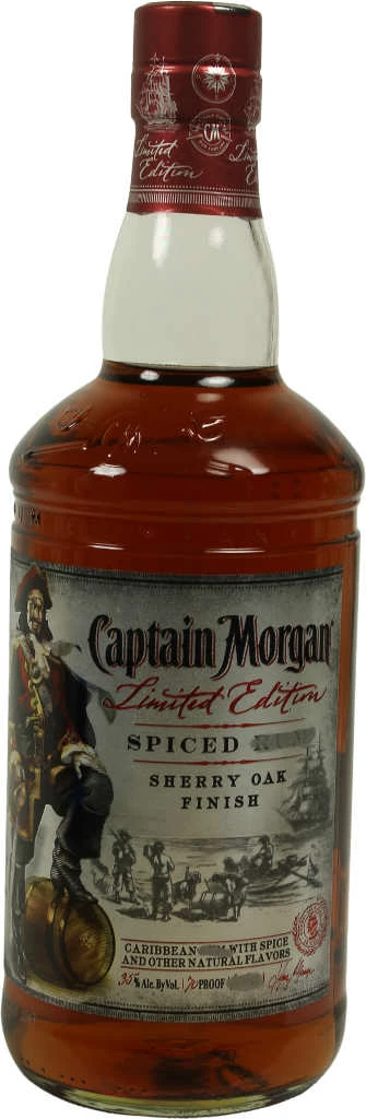 Captain Morgan Spiced Sherry Oak Limited Edition 0,7l 3 Captain Morgan Spiced Sherry Oak Limited Edition 0,7l