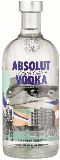 Absolut Vodka Blank By Mario Wagner 0,7l