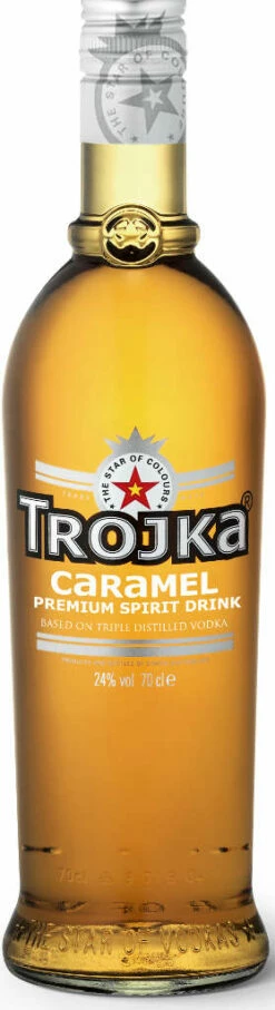 Trojka Vodka Caramel 0,7 Liter