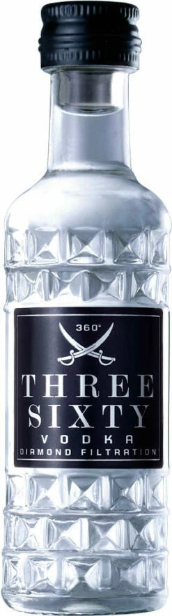 Three Sixty Vodka Diamond Size Mini 0,04 Liter