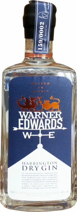 Warner Edwards Harrington Gin 0,7 Liter